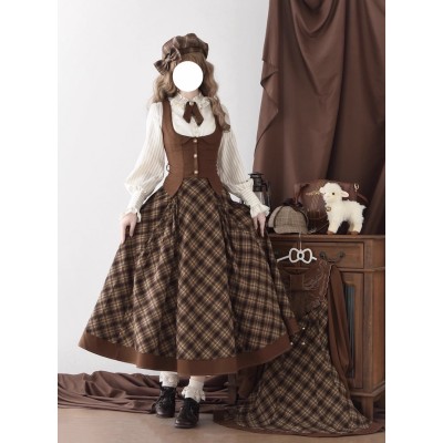 Cyans Qing Shattered Pocket Watch Vest and Skirt(Pre-Order/Full Payment Without Shipping)